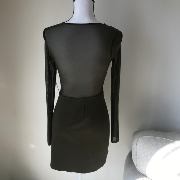 UO Silence & Noise Lightening Mesh Cutout Dress - Picture 8 of 8